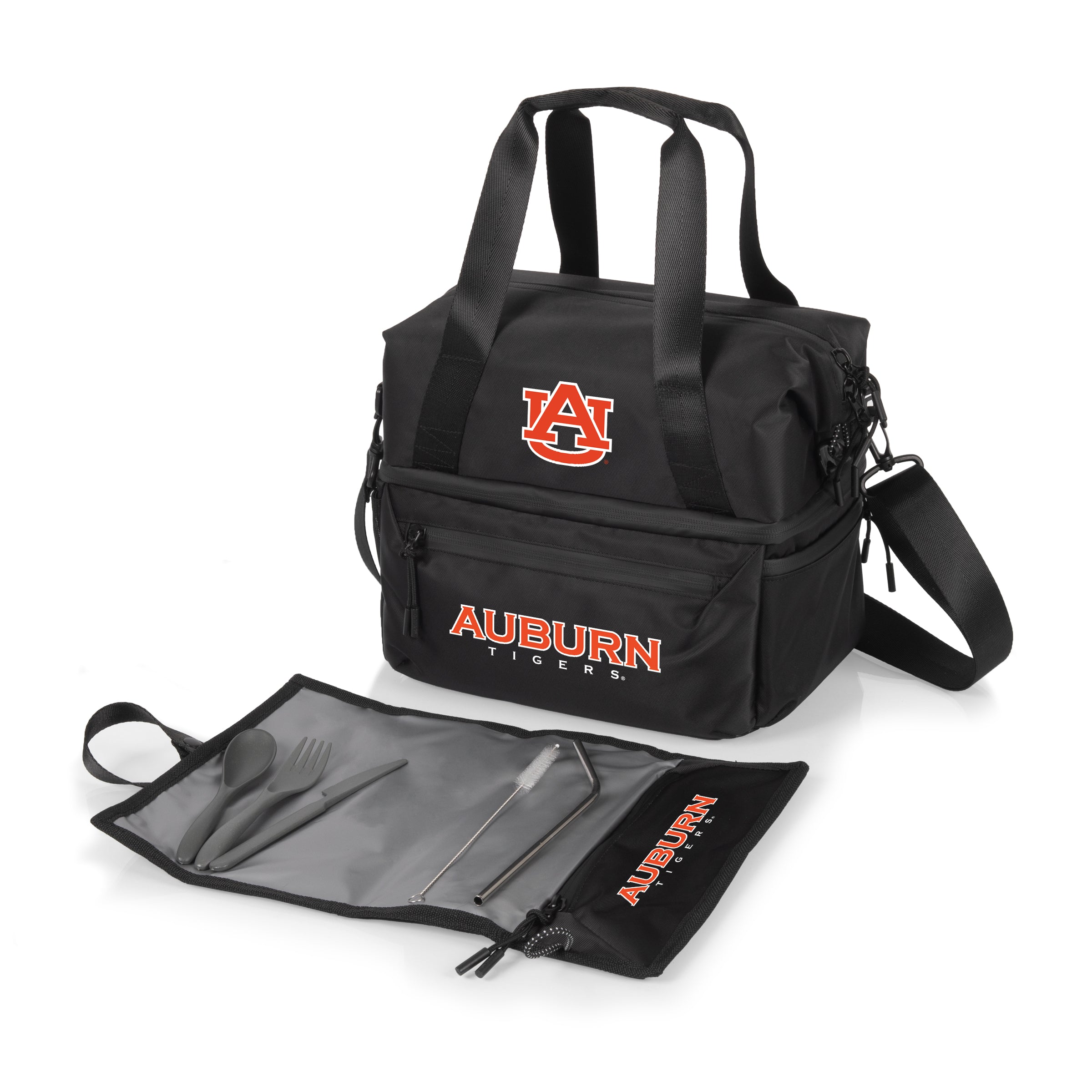 Auburn Tigers - Tarana Recycled Lunch Bag Cooler with Utensils