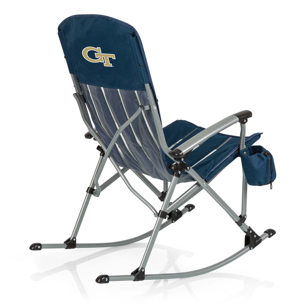Georgia Tech Yellow Jackets - Outdoor Rocking Camp Chair-Picnic Time Family of Brands