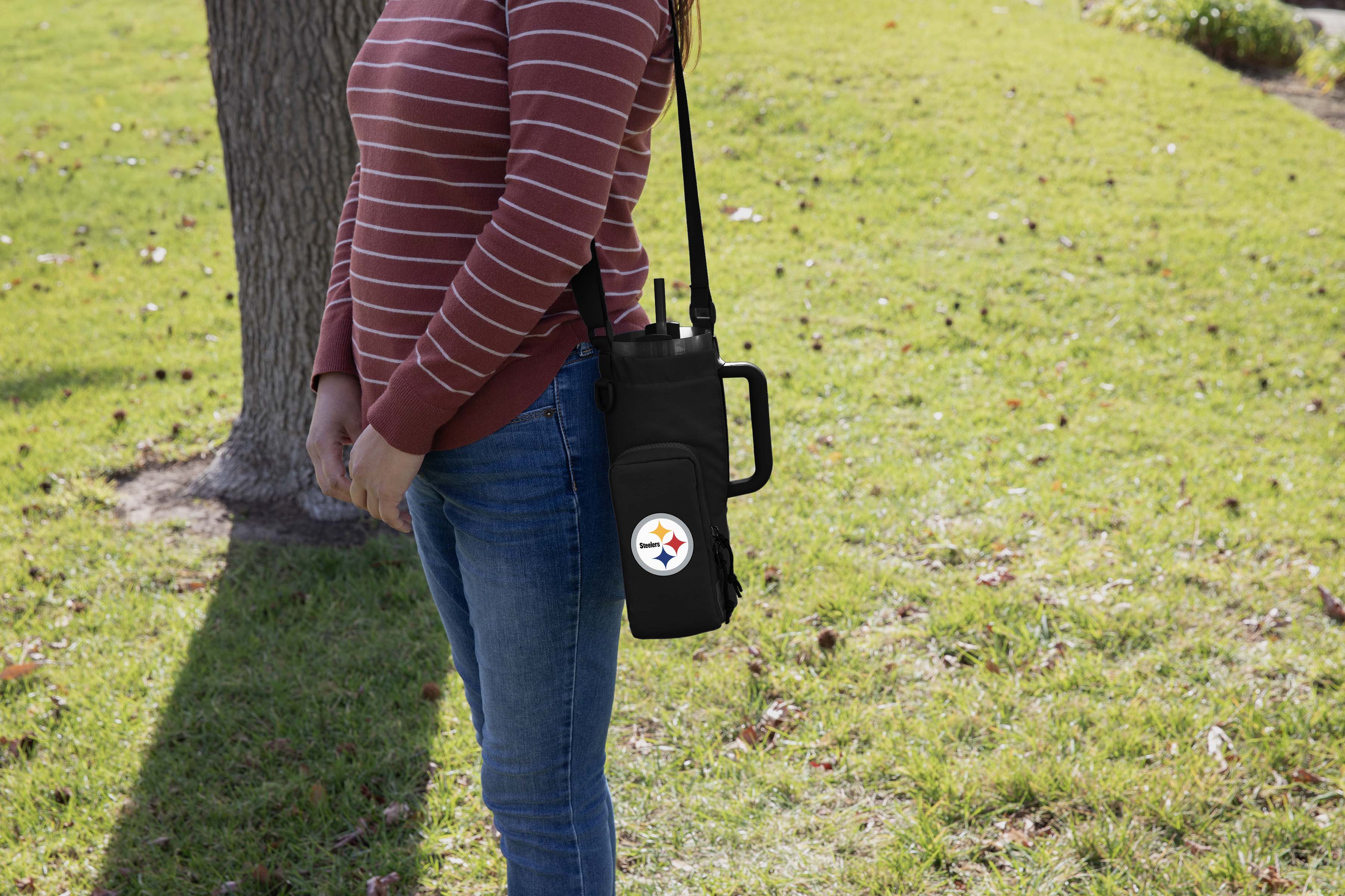 Pittsburgh Steelers - Eclipse Tumbler Tote Bag-Picnic Time Family of Brands