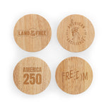 America250 - Coasters with Bottle Openers Set of 4