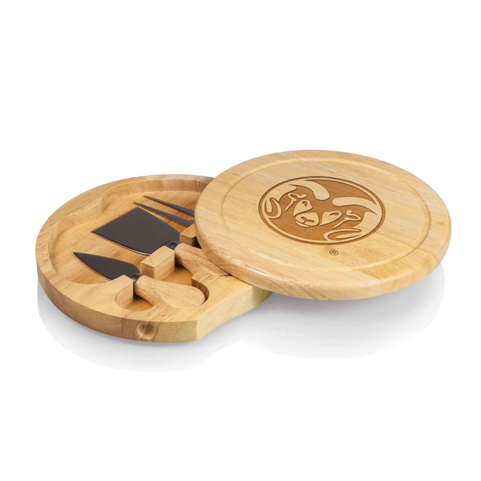Colorado State Rams - Brie Cheese Cutting Board & Tools Set