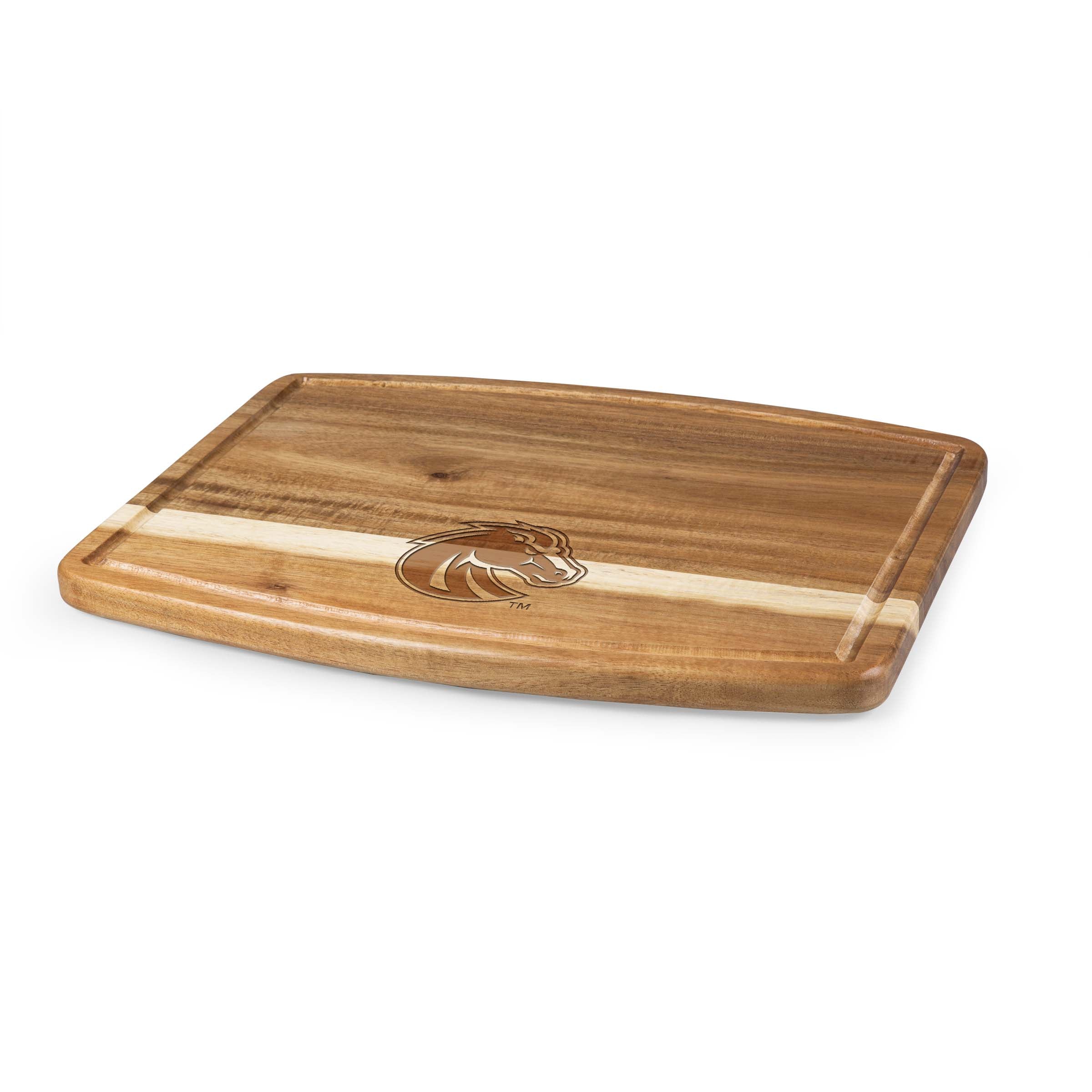 Boise State Broncos - Ovale Acacia Cutting Board