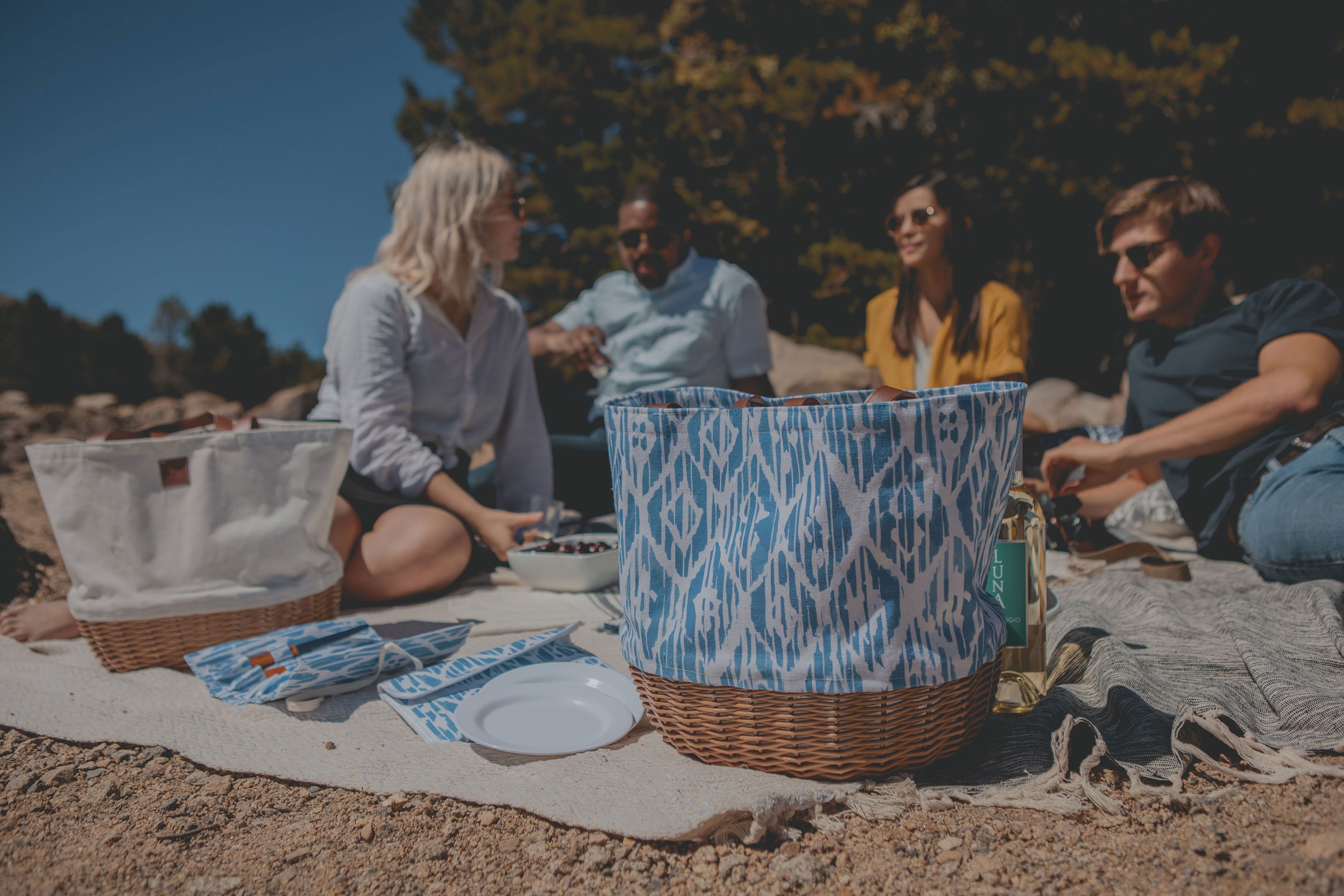 Promenade Picnic Basket-Picnic Time Family of Brands