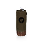 Milwaukee Brewers - Malbec Insulated Canvas and Willow Wine Bottle Basket-Picnic Time Family of Brands