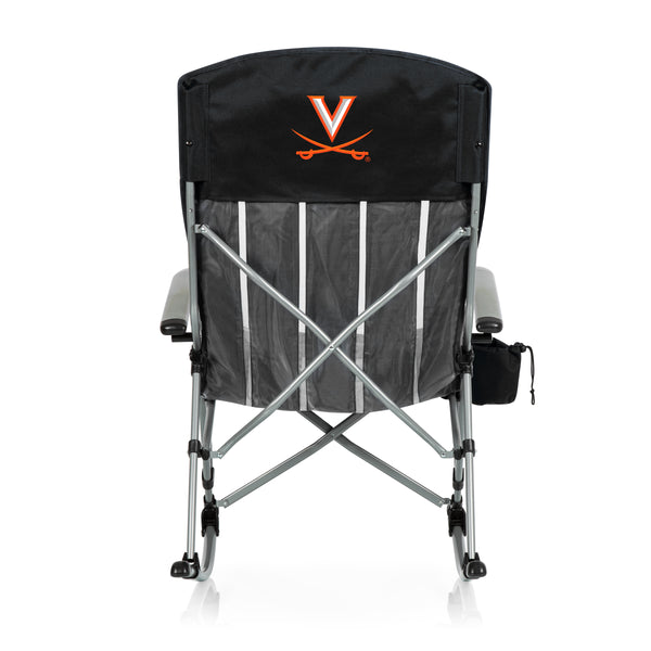Virginia Cavaliers - Outdoor Rocking Camp Chair-Picnic Time Family of Brands