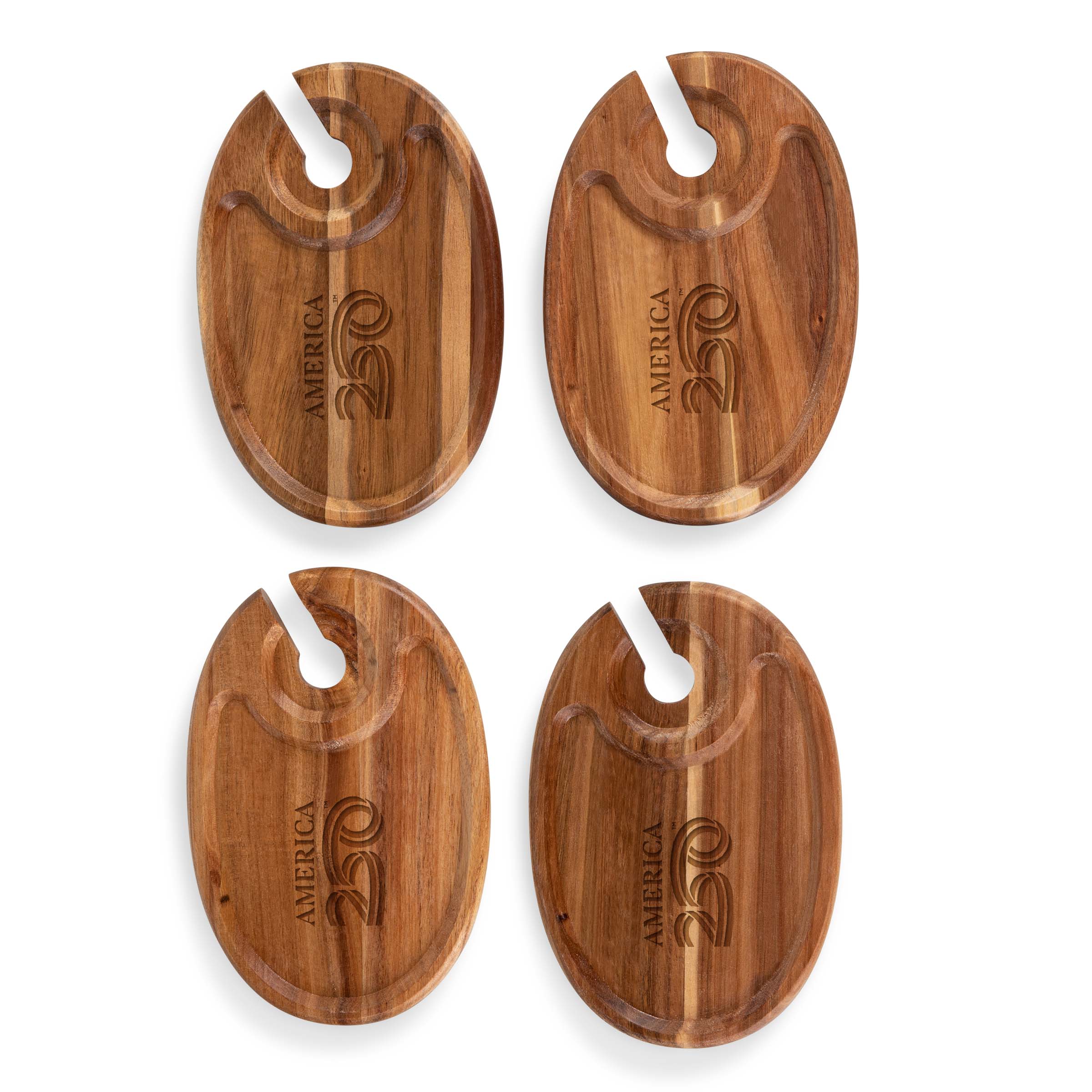 America250 - Wine Appetizer Plate Set Of 4