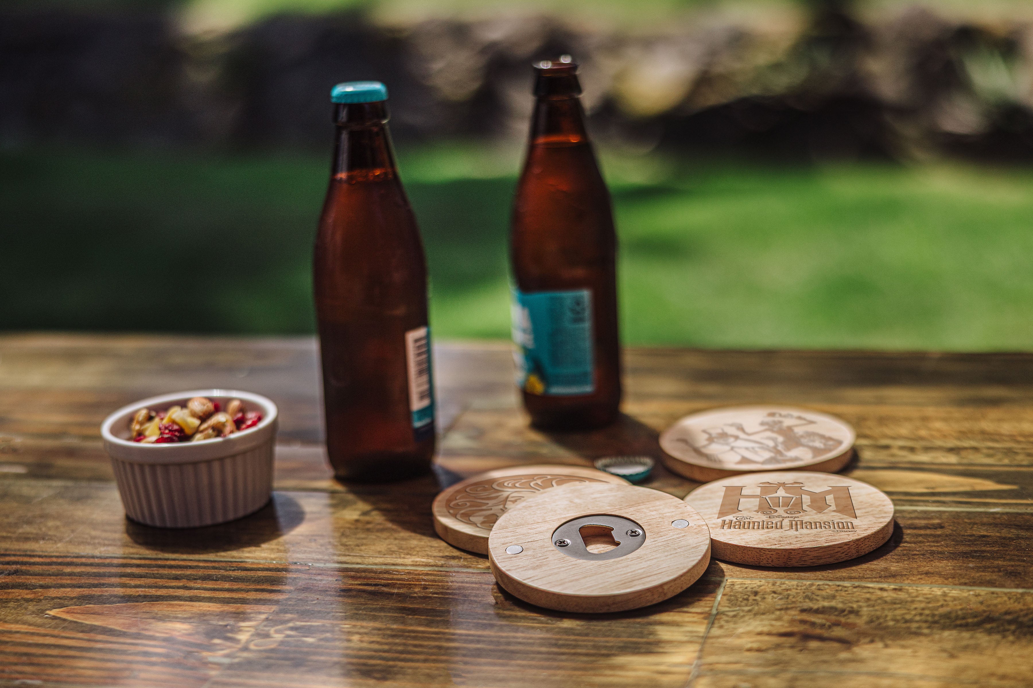 Haunted Mansion - Coasters with Bottle Openers Set of 4-Picnic Time Family of Brands