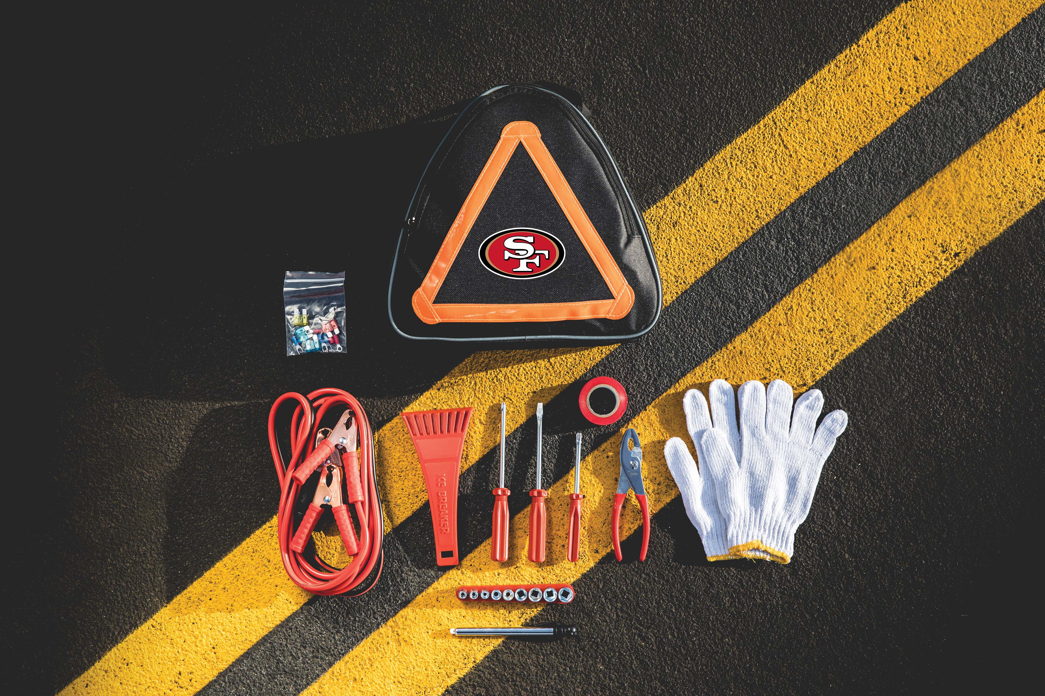 San Francisco 49ers - Roadside Emergency Car Kit-Picnic Time Family of Brands