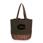 Montreal Canadiens - Coronado Canvas and Willow Basket Tote