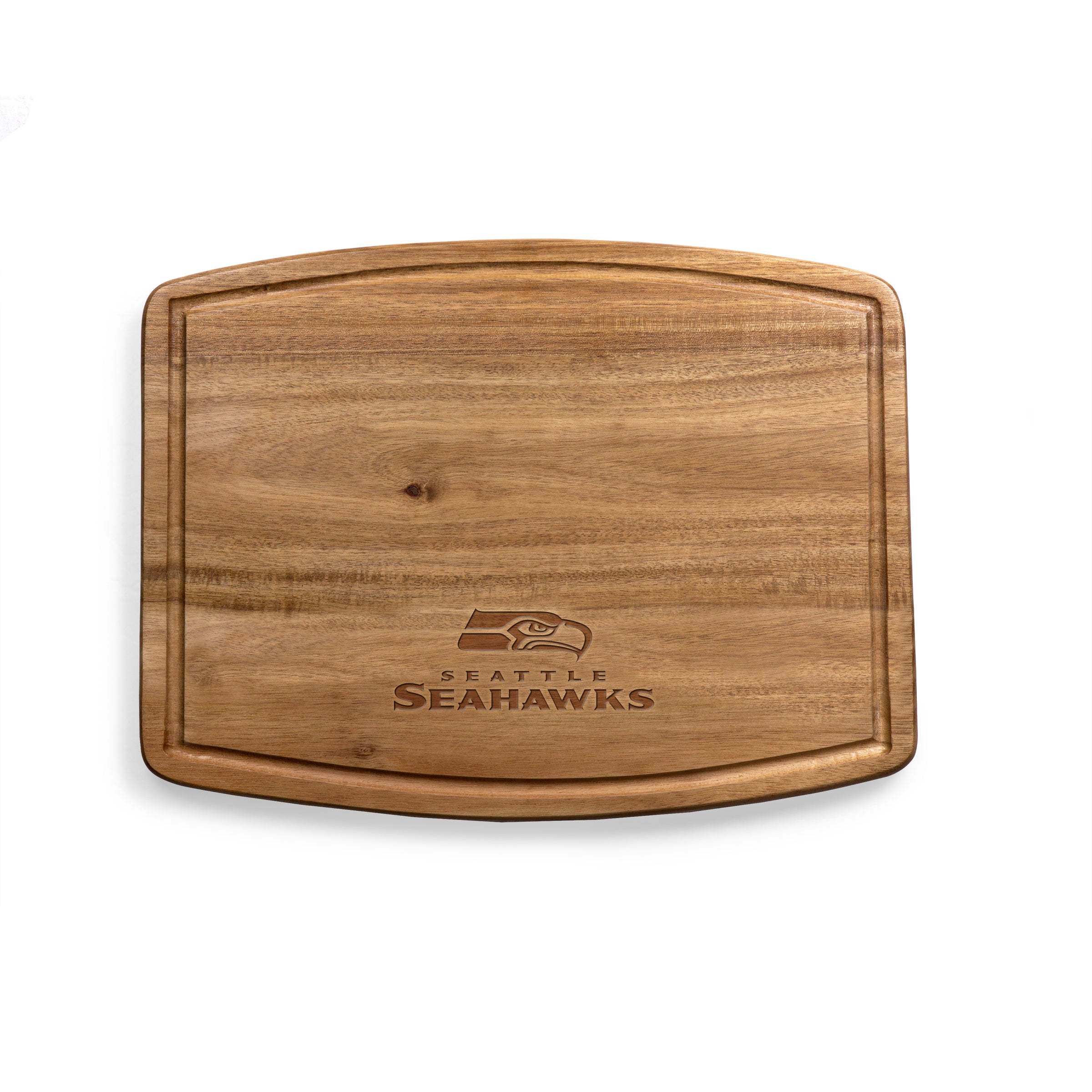 Seattle Seahawks - Ovale Acacia Cutting Board