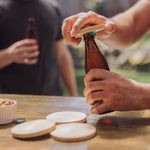 Coasters with Bottle Openers Set of 4