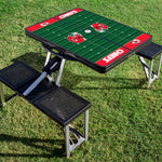 Kansas City Chiefs - Picnic Table Portable Folding Table with Seats