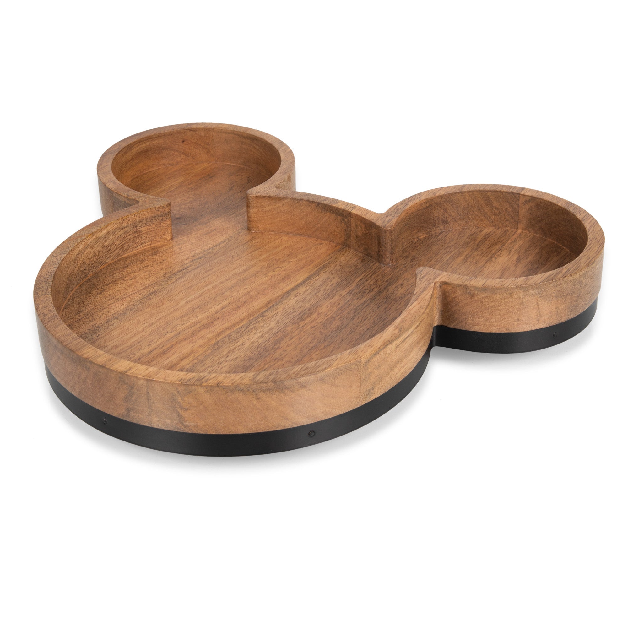 Mango Wood Coasters for Drinks with Iron Holder Stand Set of 5