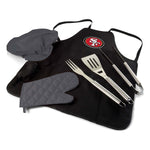 San Francisco 49ers - BBQ Apron Tote Pro Grill Set