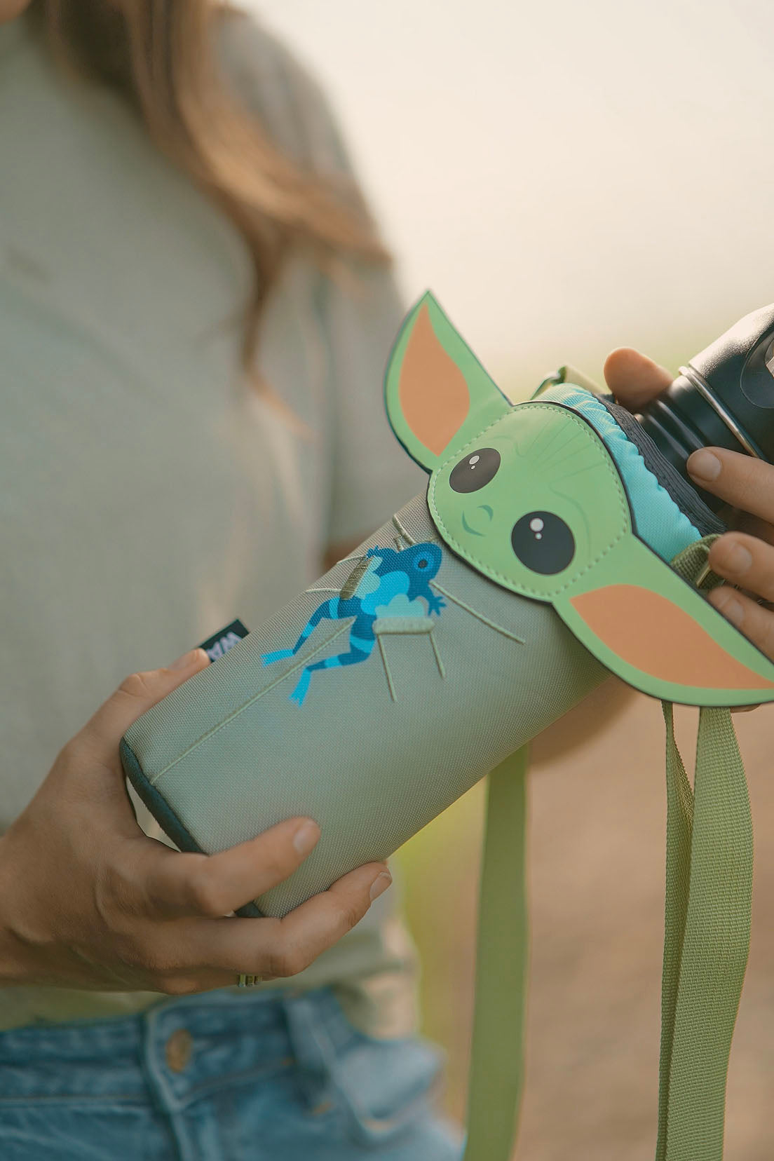 Mandalorian Grogu - Bottle Cooler with Bottle