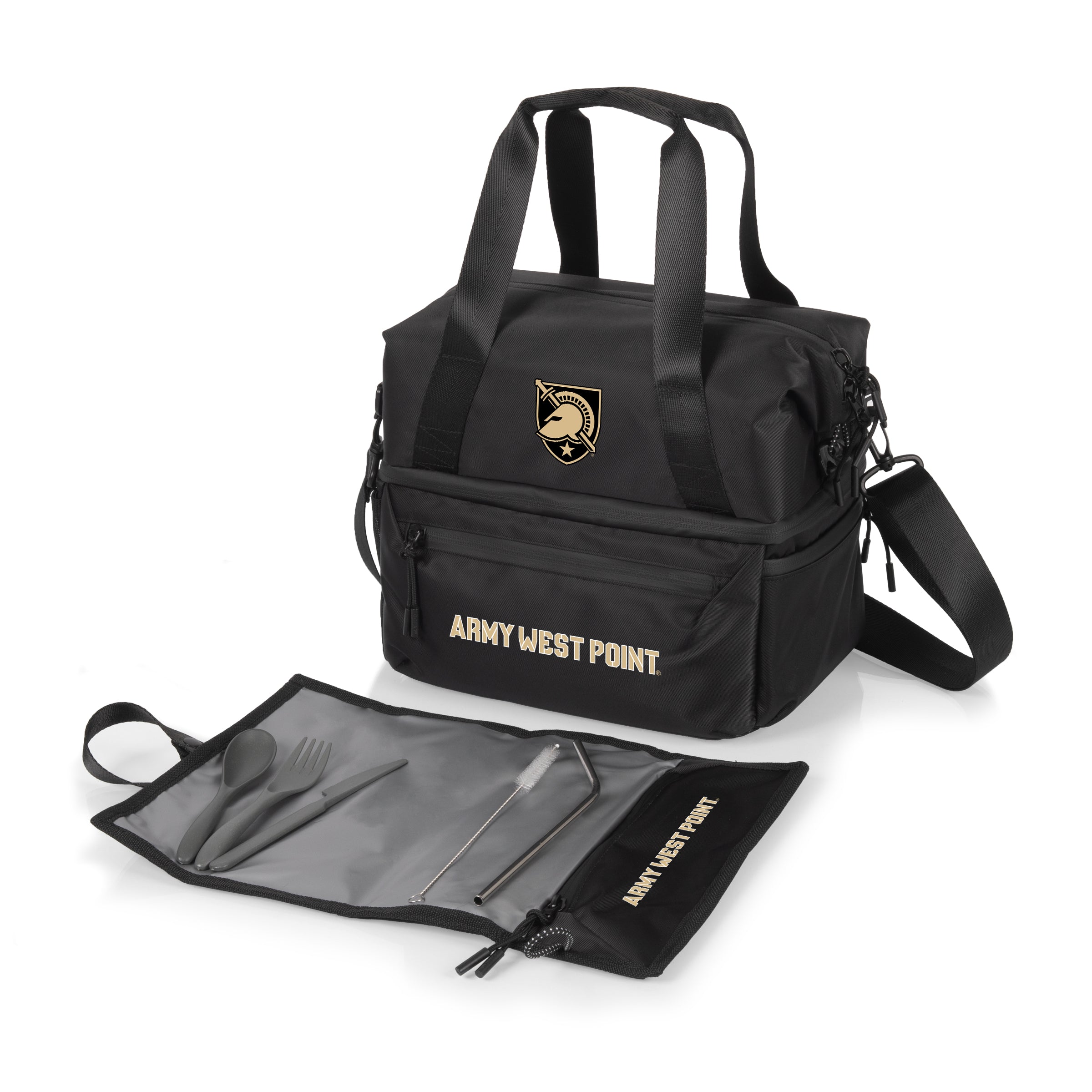 Army Black Knights - Tarana Recycled Lunch Bag Cooler with Utensils