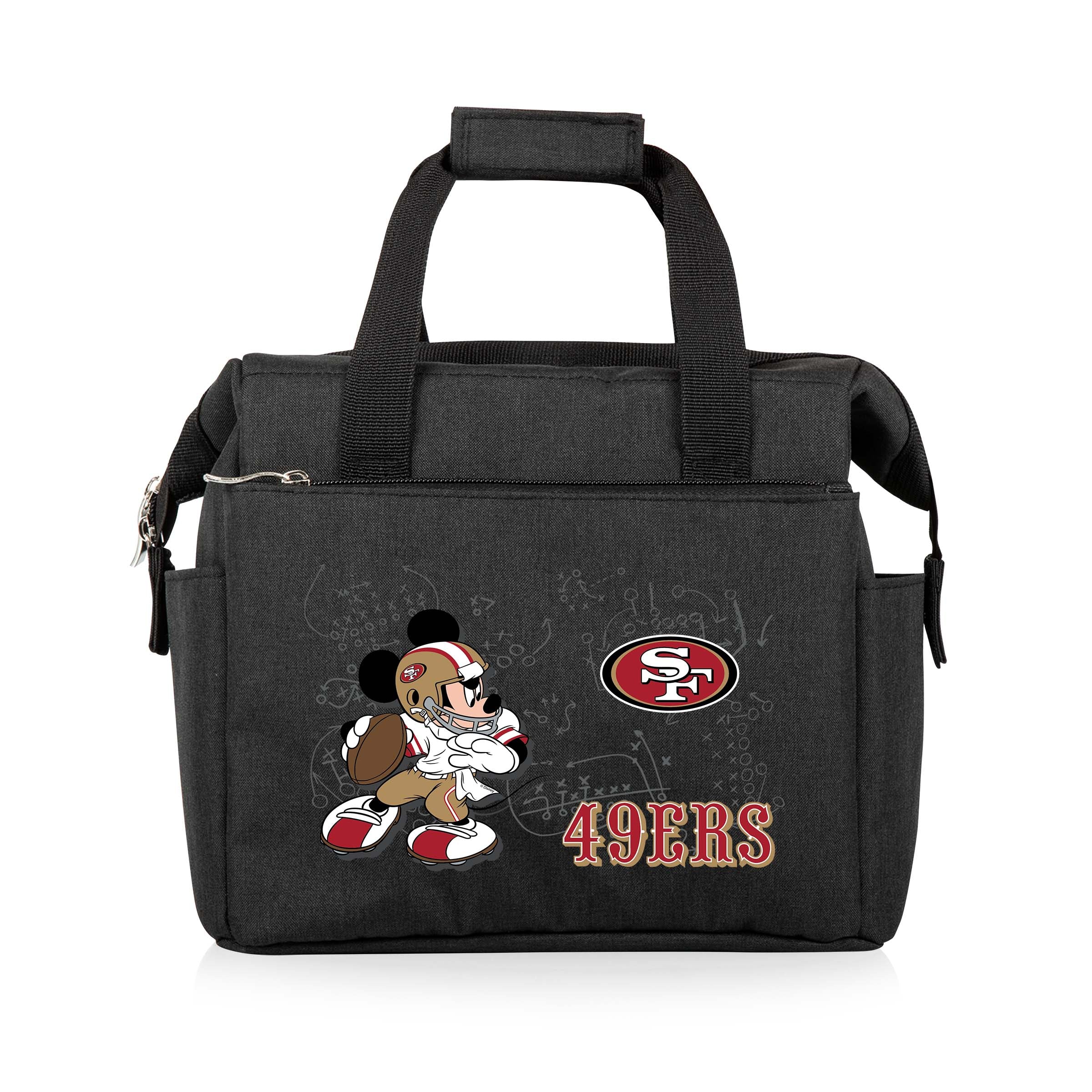 San Francisco 49ers Mickey Mouse - On The Go Lunch Bag Cooler-Picnic Time Family of Brands