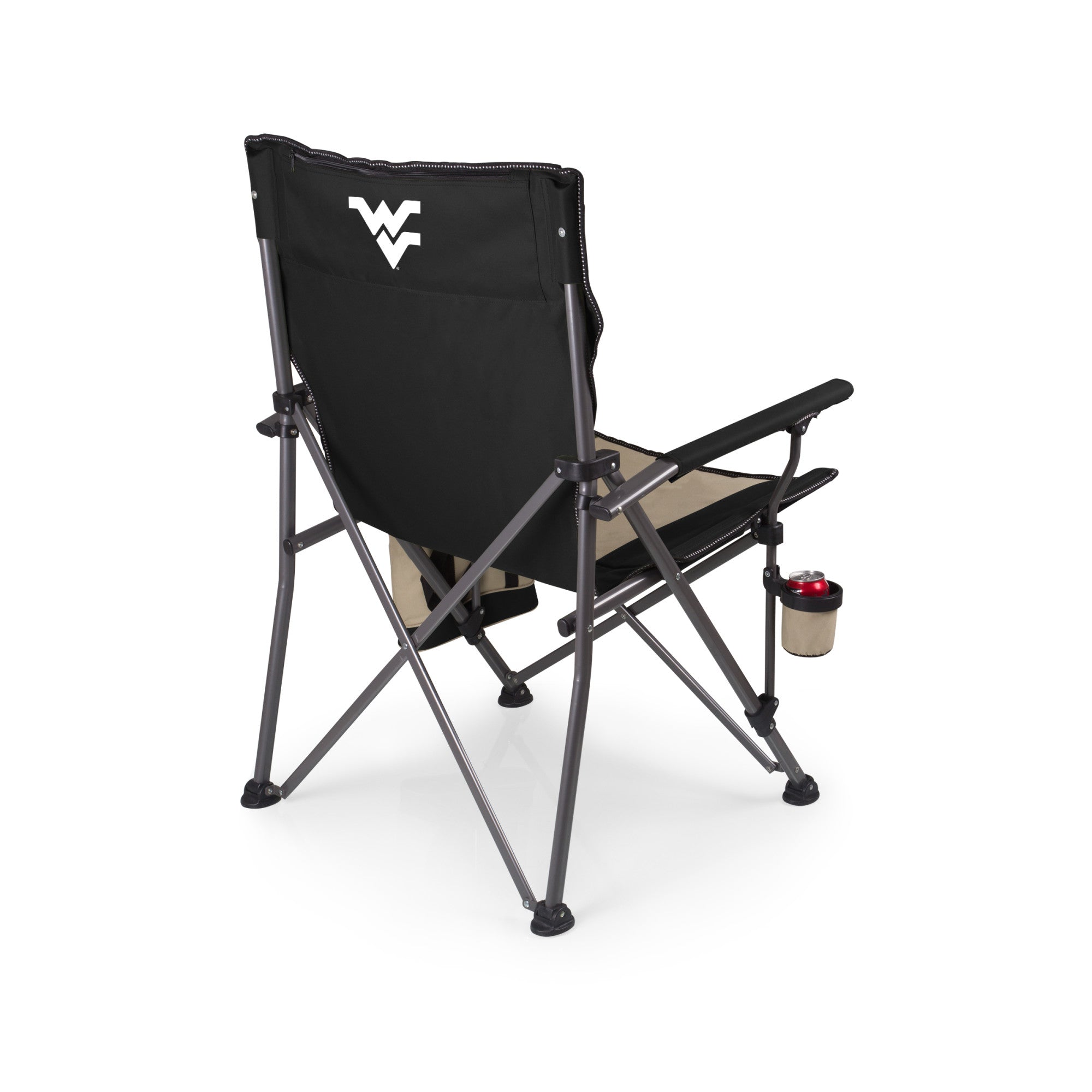 West Virginia Mountaineers - Big Bear XXL Camping Chair with Cooler