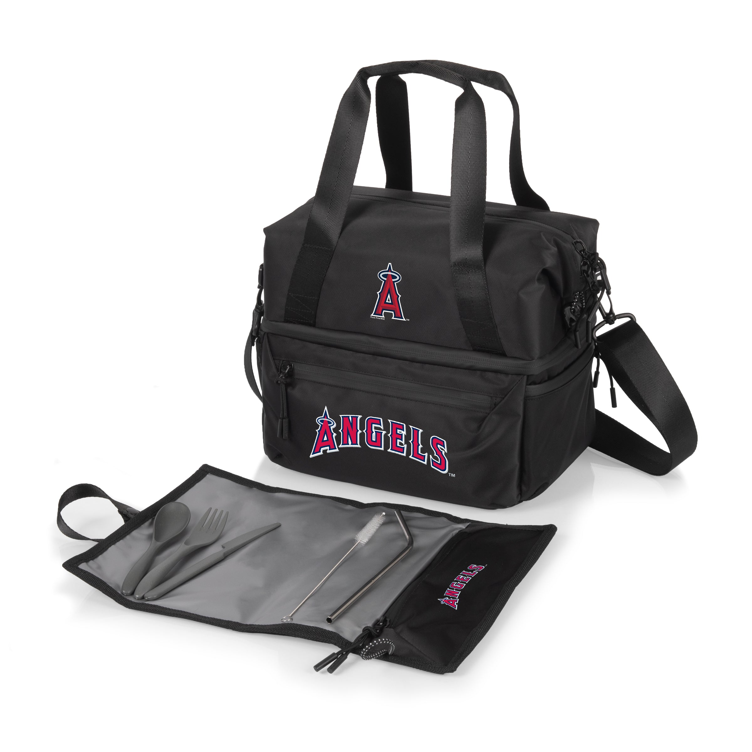 Los Angeles Angels - Tarana Recycled Lunch Bag Cooler with Utensils