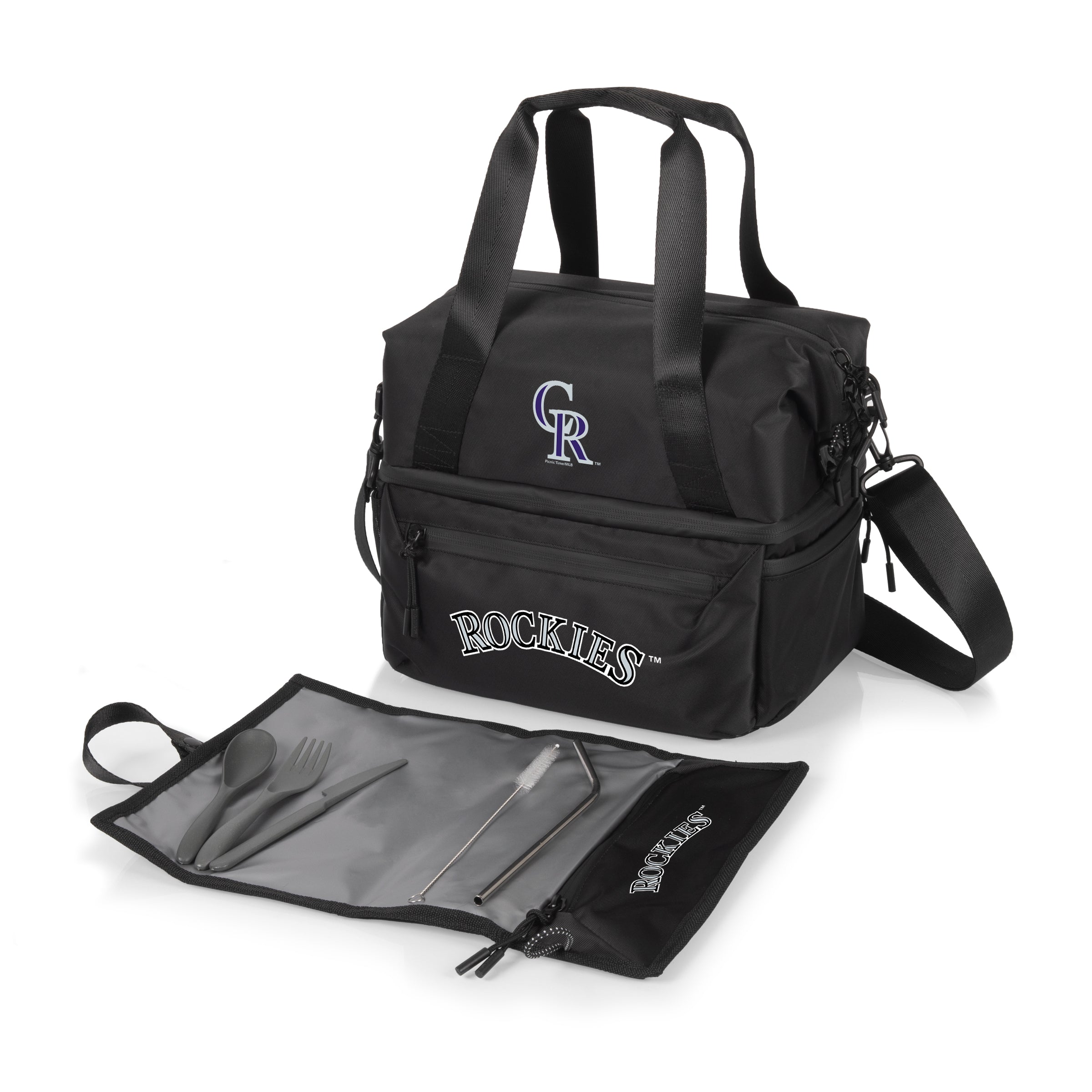 Colorado Rockies - Tarana Recycled Lunch Bag Cooler with Utensils