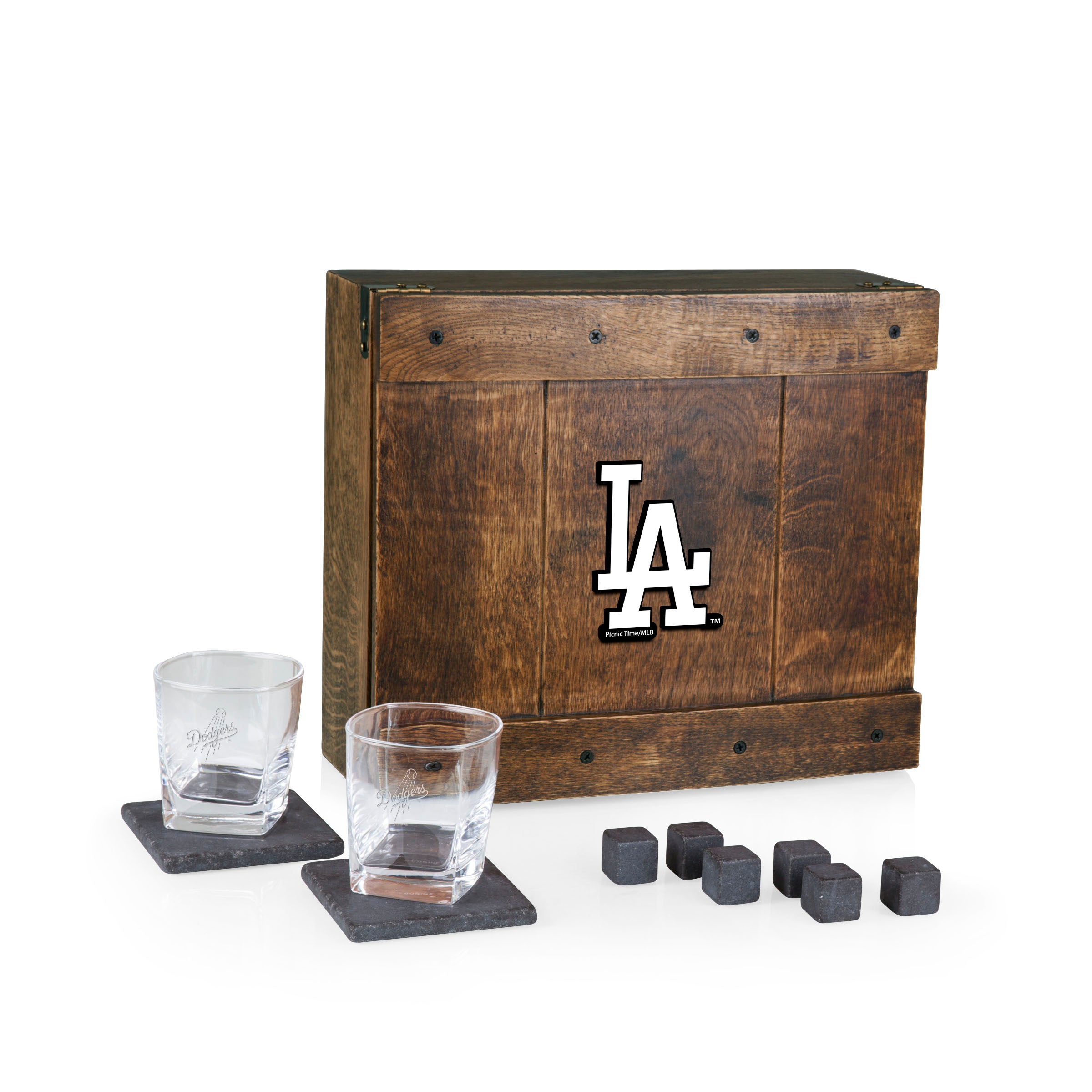 Los Angeles Dodgers - Whiskey Box Gift Set – PICNIC TIME FAMILY OF