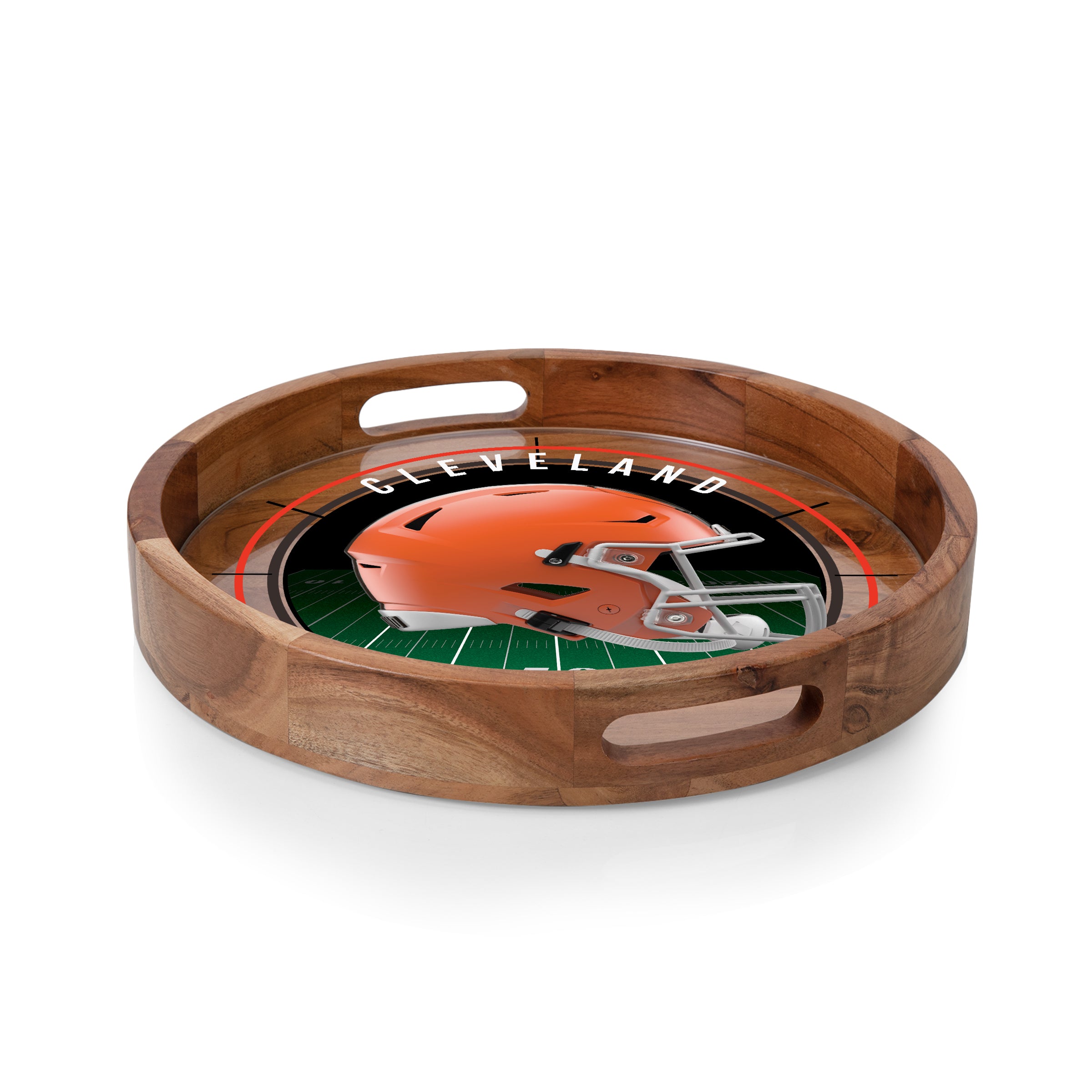 Cleveland Browns - Barista Serving Tray with Glass Insert