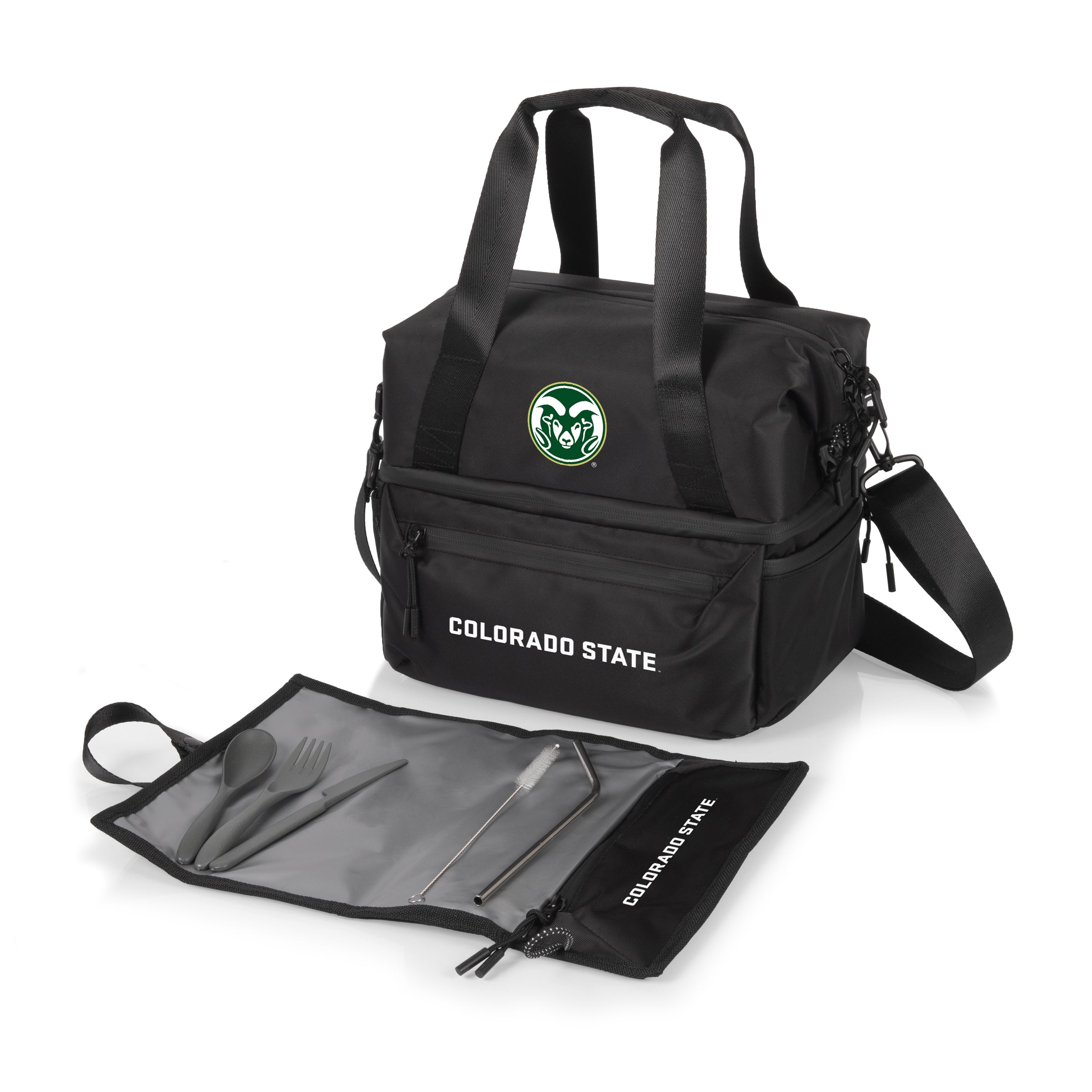 Colorado State Rams - Tarana Recycled Lunch Bag Cooler with Utensils