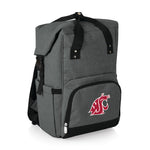 Washington State Cougars - On The Go Roll-Top Backpack Cooler