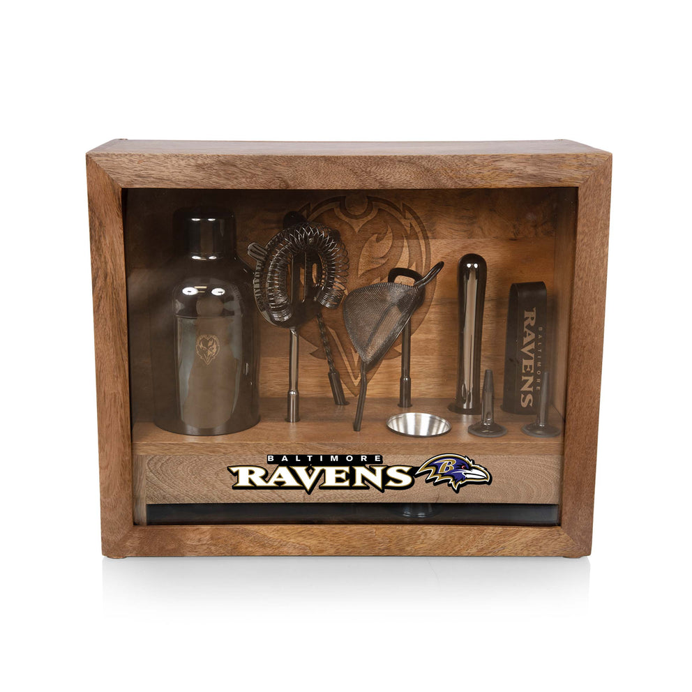 Baltimore Ravens - Old Fashioned Bar Set