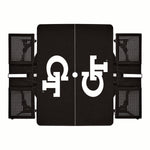 Georgia Tech Yellow Jackets - Picnic Table Portable Folding Table with Seats