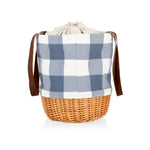 Coronado Canvas and Willow Basket Tote-Picnic Time Family of Brands