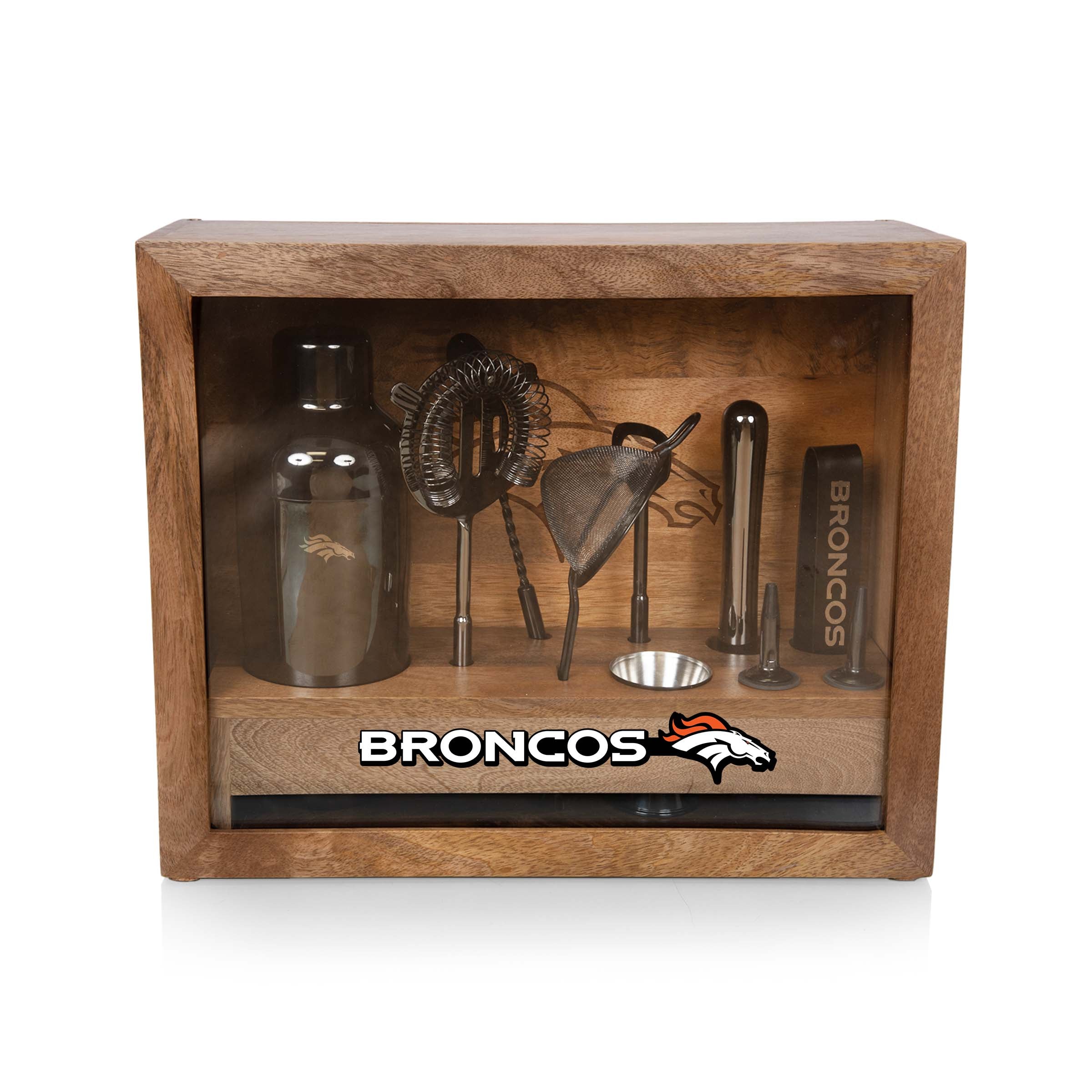 Denver Broncos - Old Fashioned Bar Set