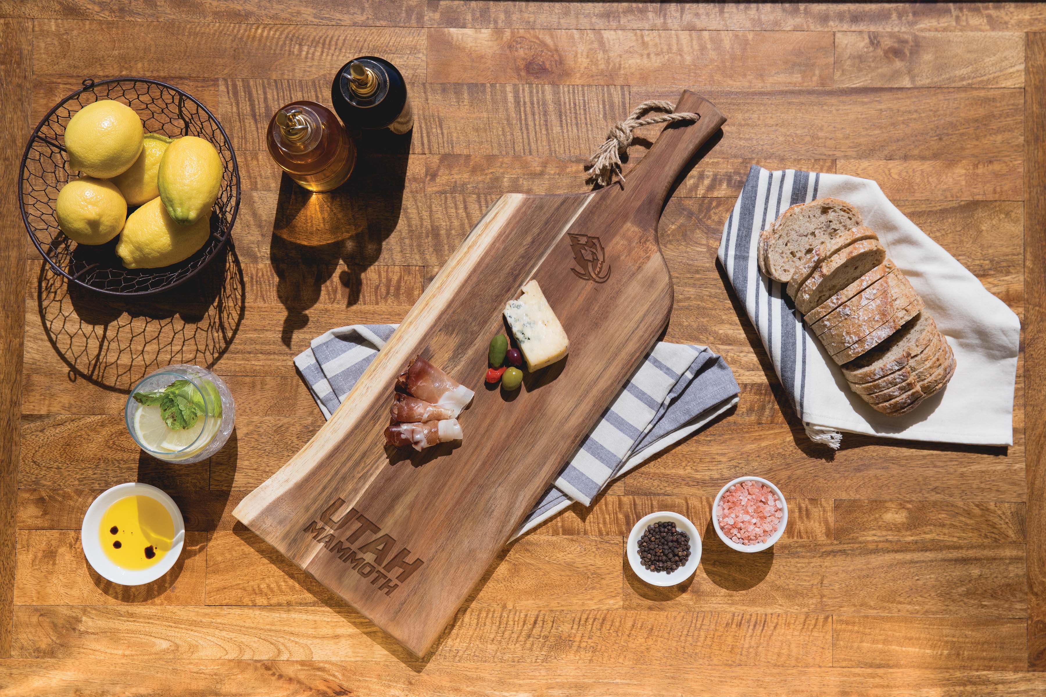Utah Mammoth - Artisan 24" Acacia Charcuterie Board
