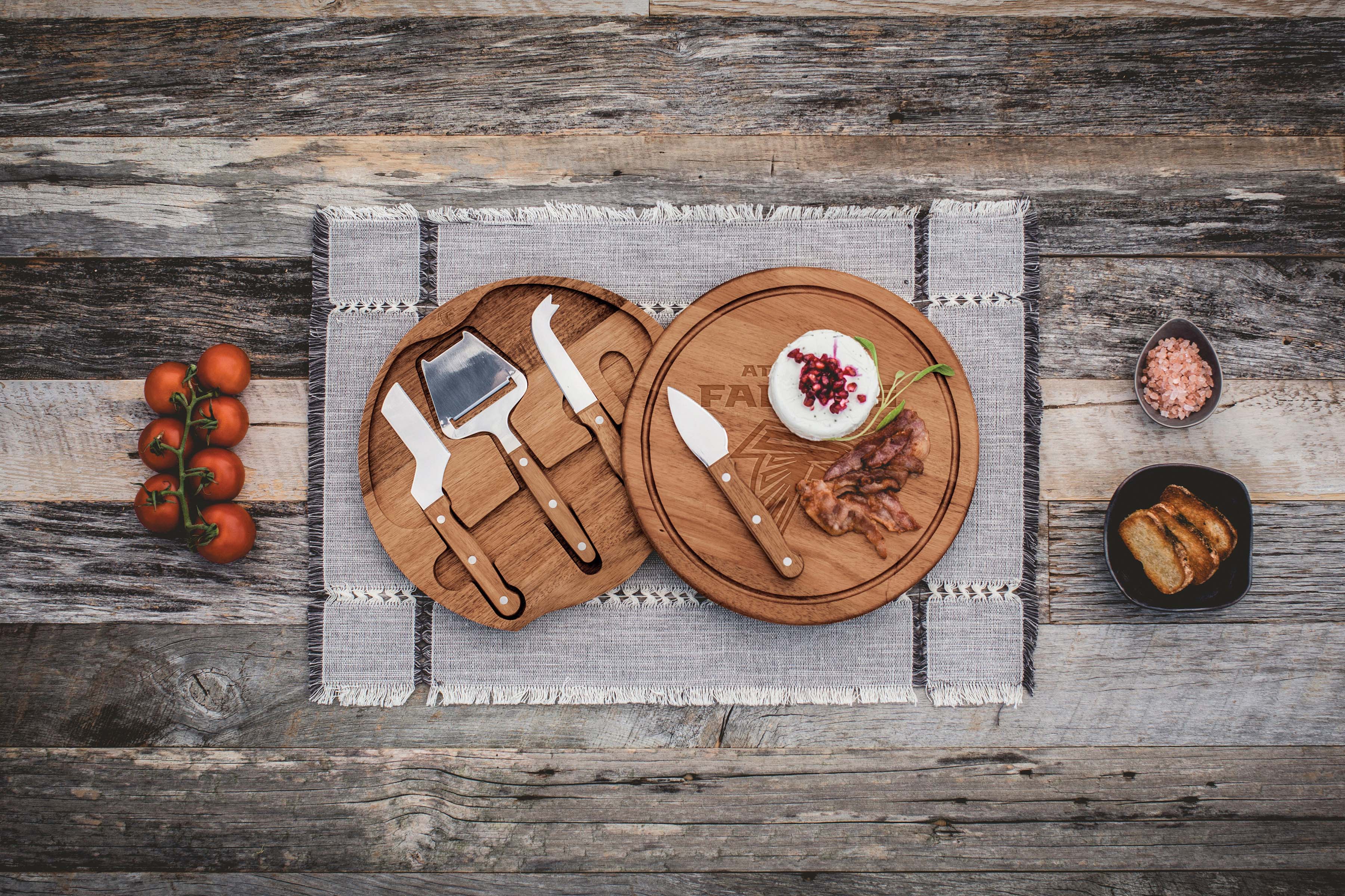 Atlanta Falcons - Acacia Circo Cheese Cutting Board & Tools Set: 2 of 3
