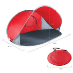 Texas Tech Red Raiders - Manta Portable Beach Tent