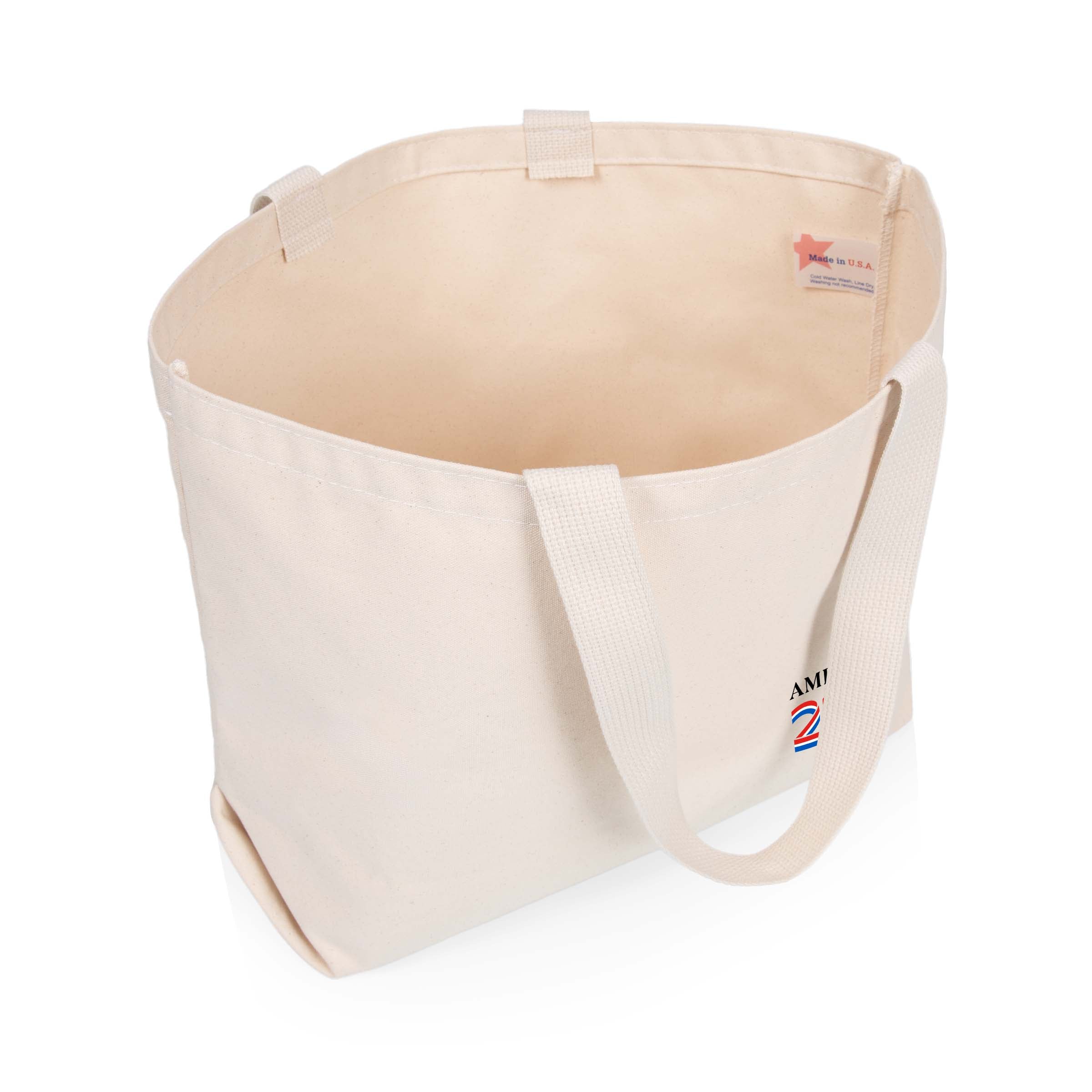 America250 - XL Canvas Tote Bag Made in USA