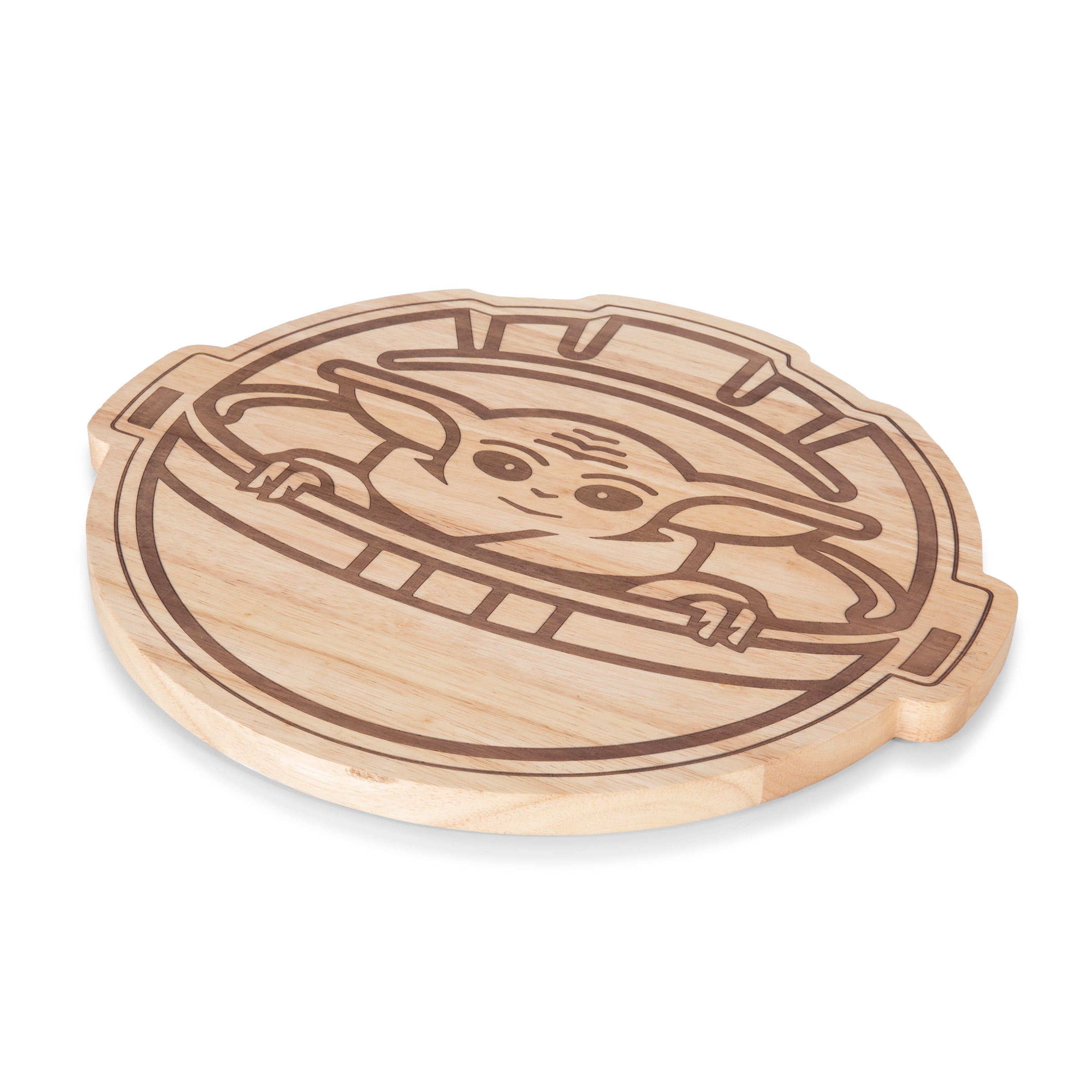 Mandalorian Grogu Buggy - 16" Serving Board