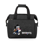 New England Patriots Mickey Mouse - On The Go Lunch Bag Cooler-Picnic Time Family of Brands
