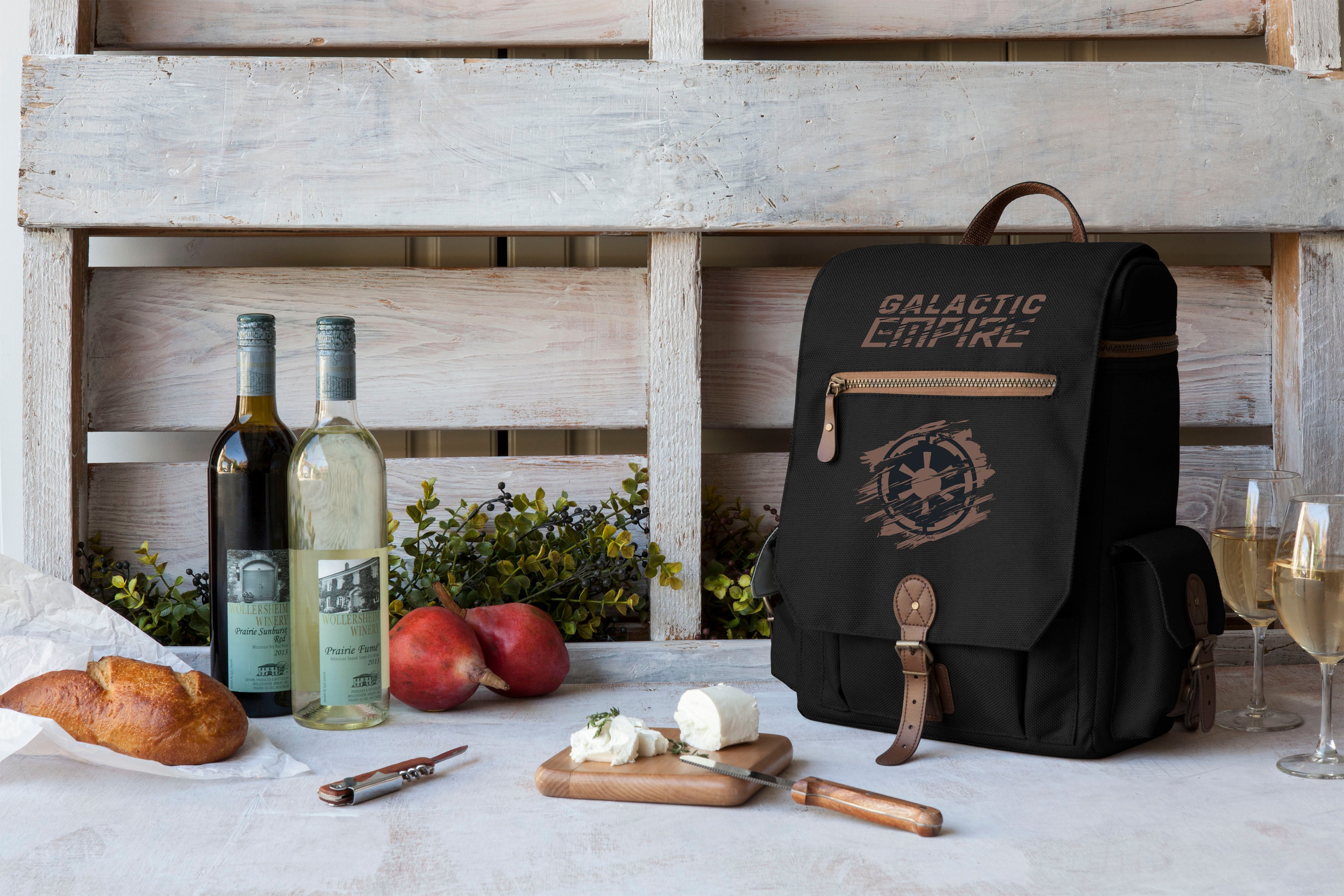 Star Wars - Moreno 3-Bottle Wine & Cheese Tote-Picnic Time Family of Brands