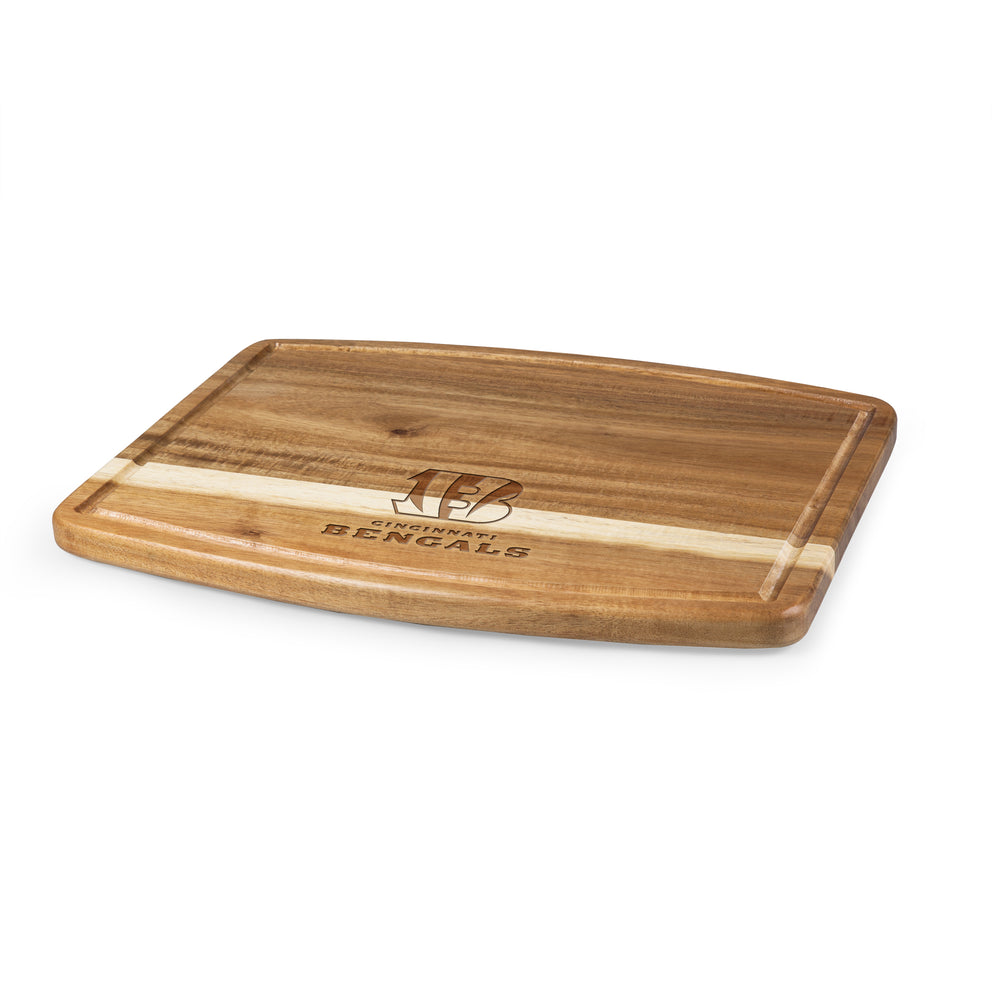 Cincinnati Bengals - Ovale Acacia Cutting Board