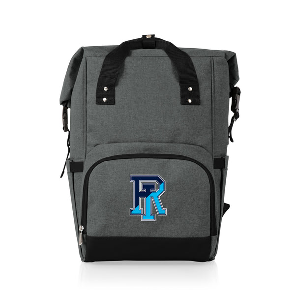 Rhode Island Rams - On The Go Roll-Top Backpack Cooler