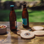 Coasters with Bottle Openers Set of 4