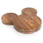 Mickey Mouse - Mickey Mouse Head Shaped Acacia Cheese Board with Tools