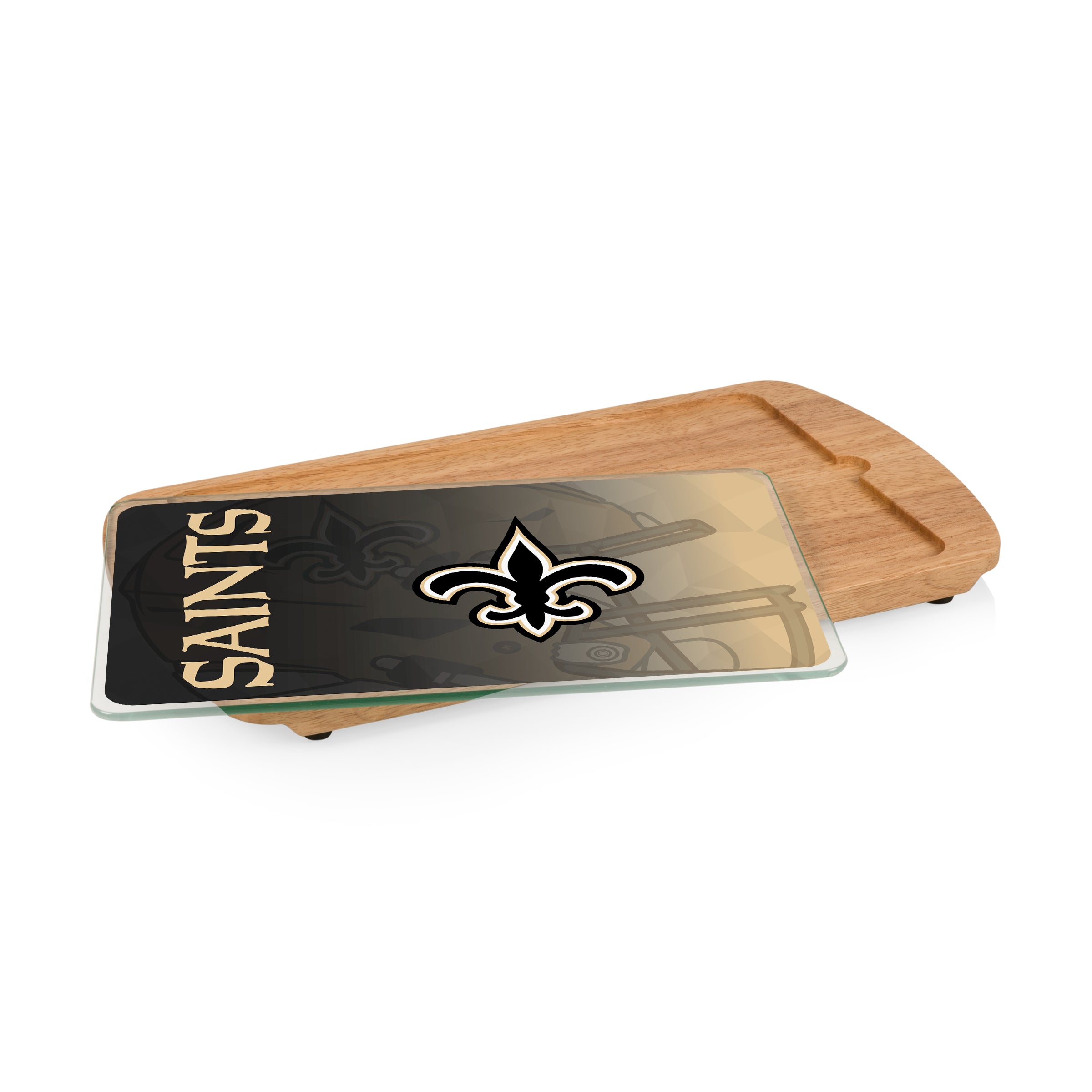 New Orleans Saints - Billboard Glass Top Serving Tray