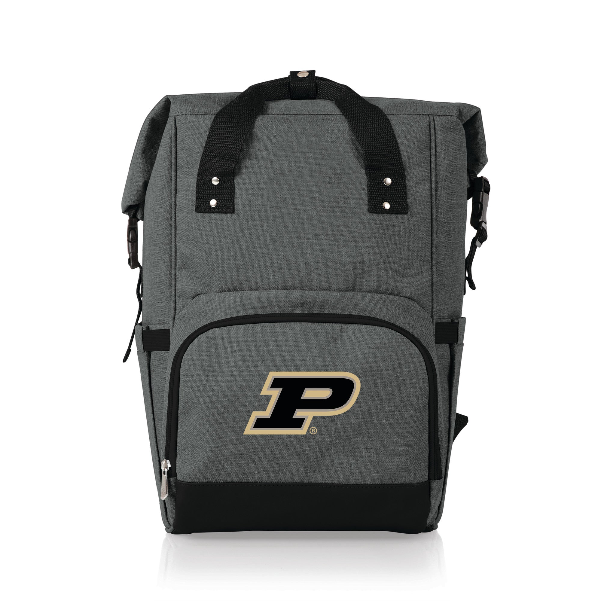 Purdue Boilermakers - On The Go Roll-Top Backpack Cooler