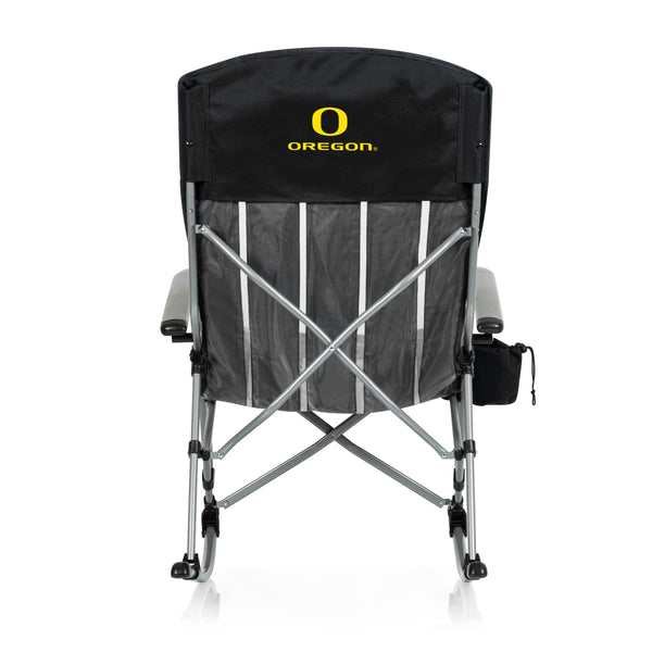 Oregon Ducks - Outdoor Rocking Camp Chair-Picnic Time Family of Brands