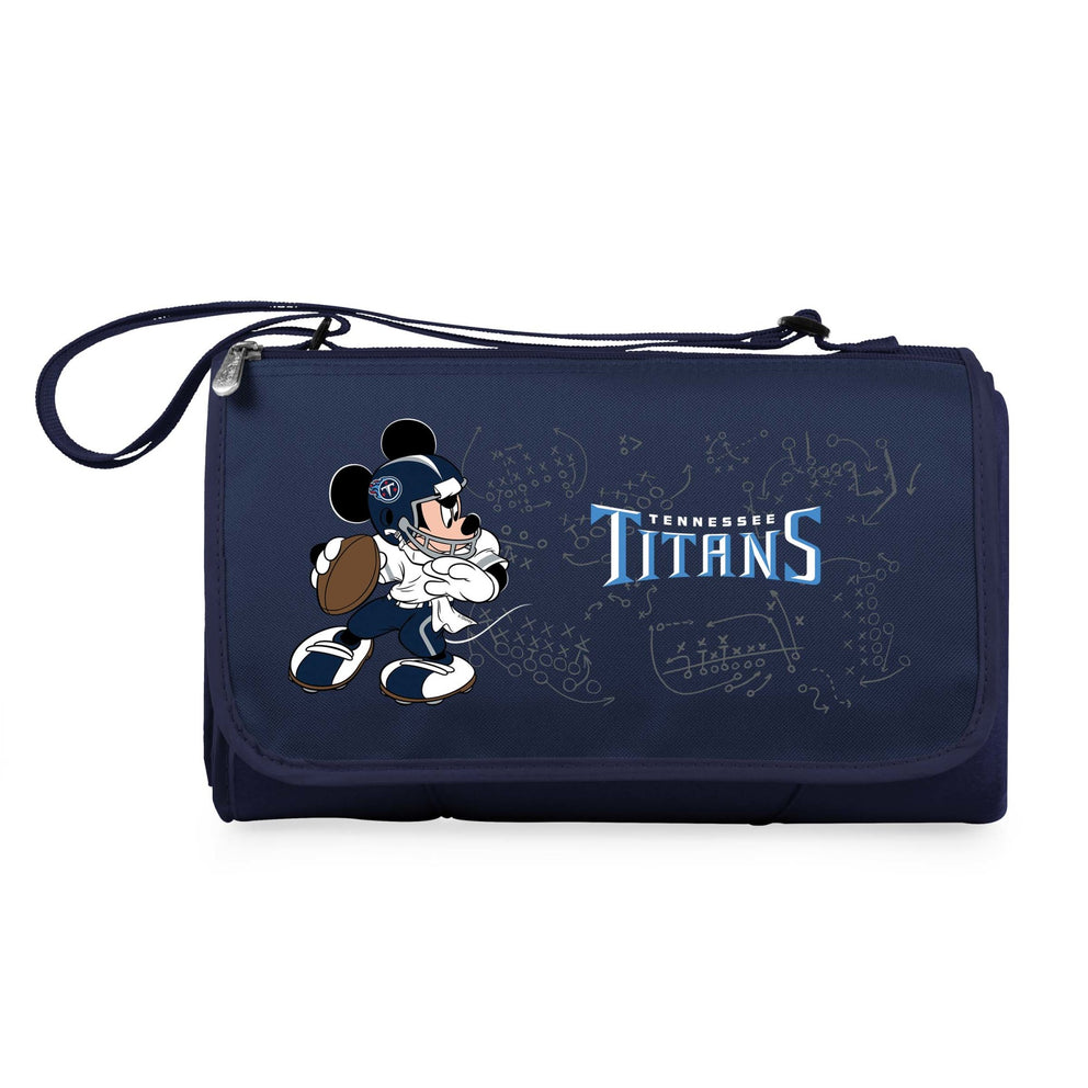 Tennessee Titans - Mickey Mouse - Blanket Tote Outdoor Picnic Blanket