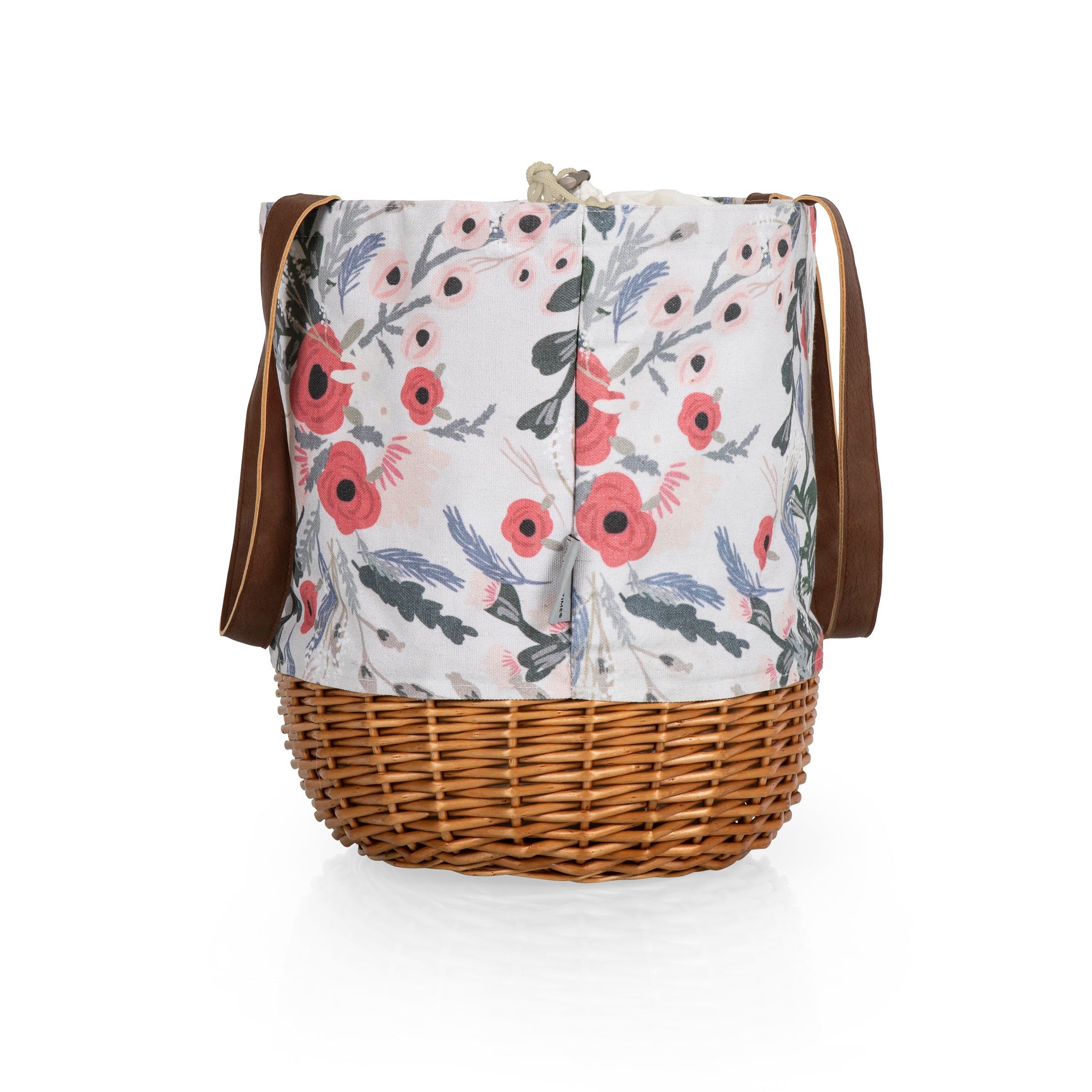 Coronado Canvas and Willow Basket Tote-Picnic Time Family of Brands