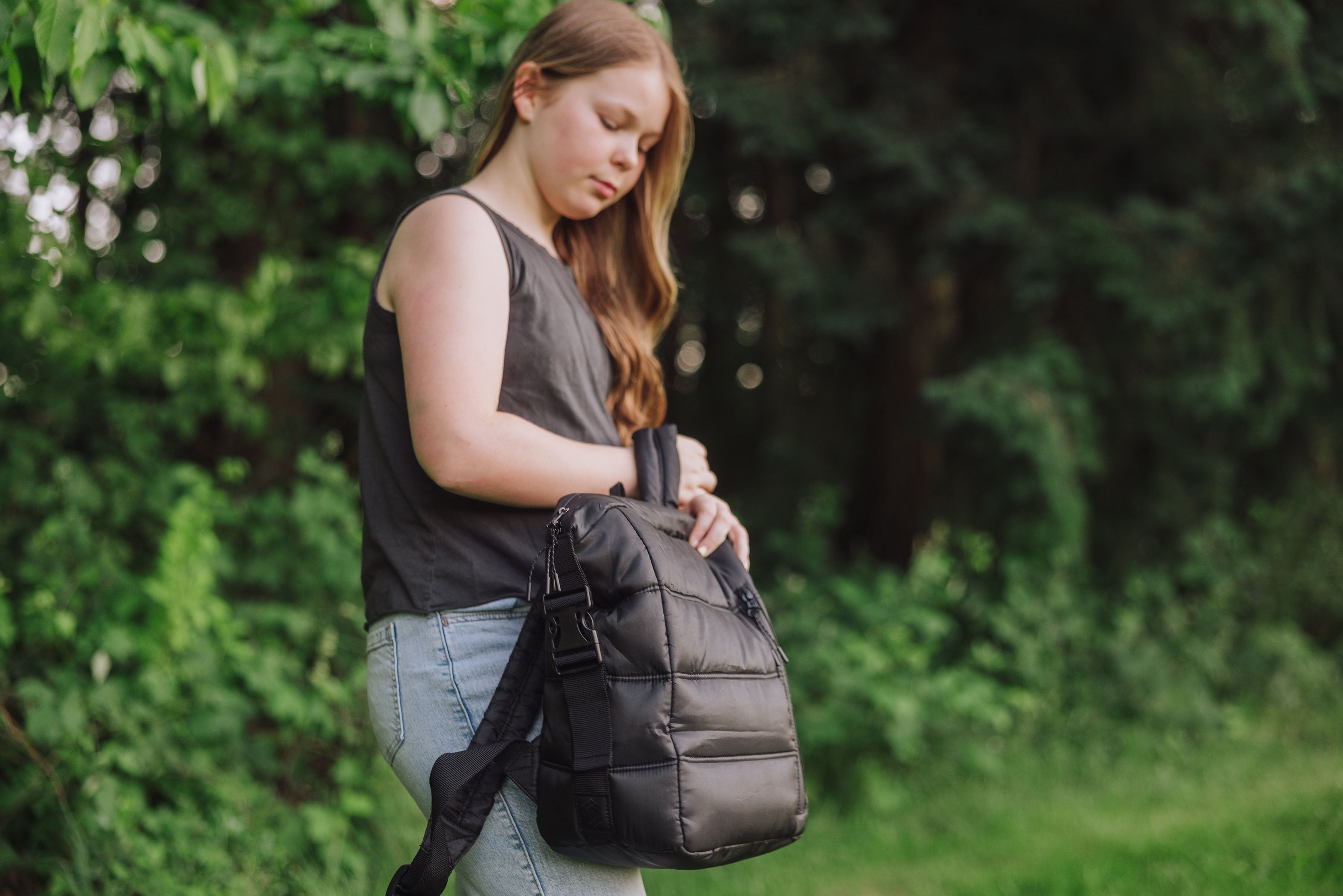 Everyday Quilted Washable Backpack Cooler