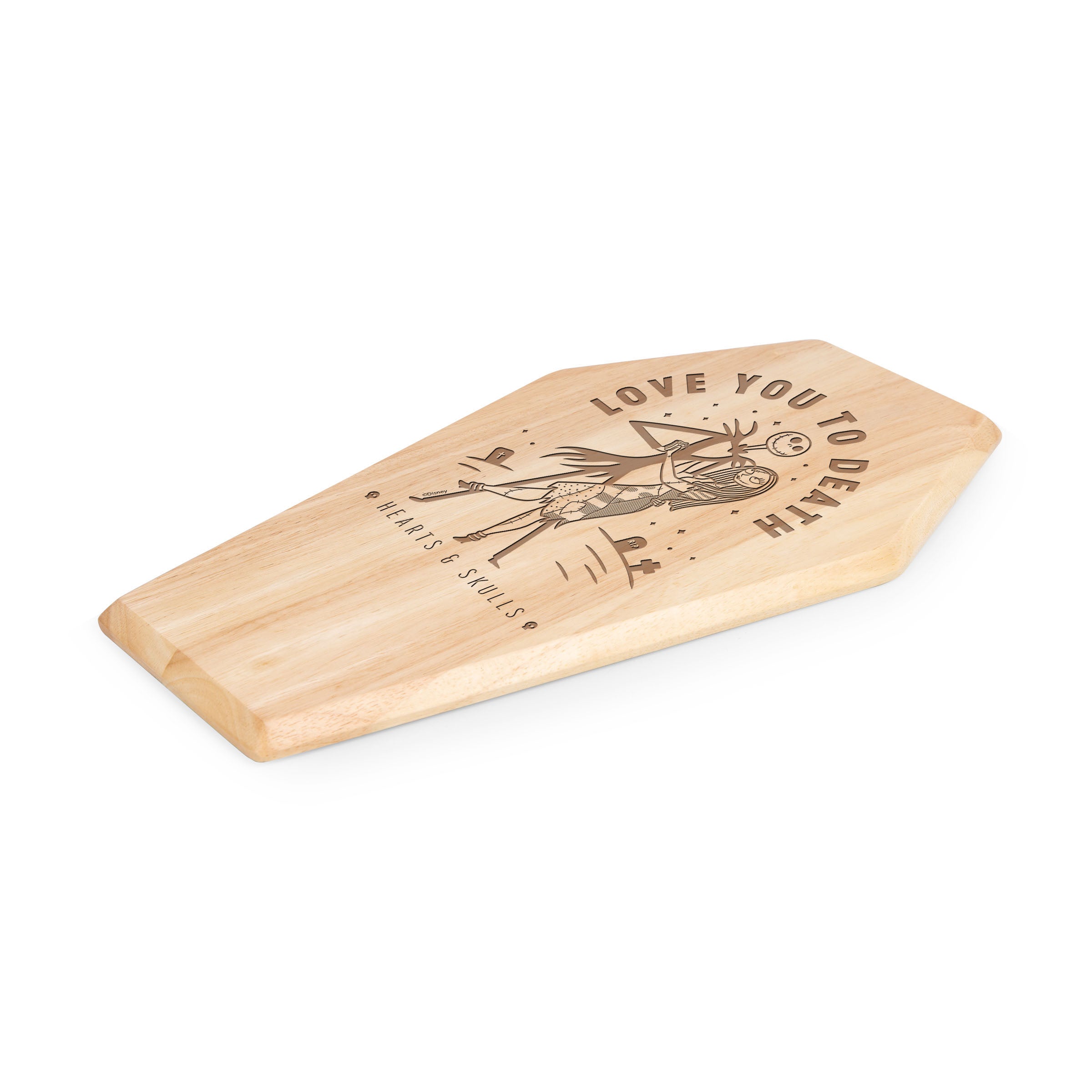 Nightmare Before Christmas Jack & Sally - Coffin Serving Board-Picnic Time Family of Brands